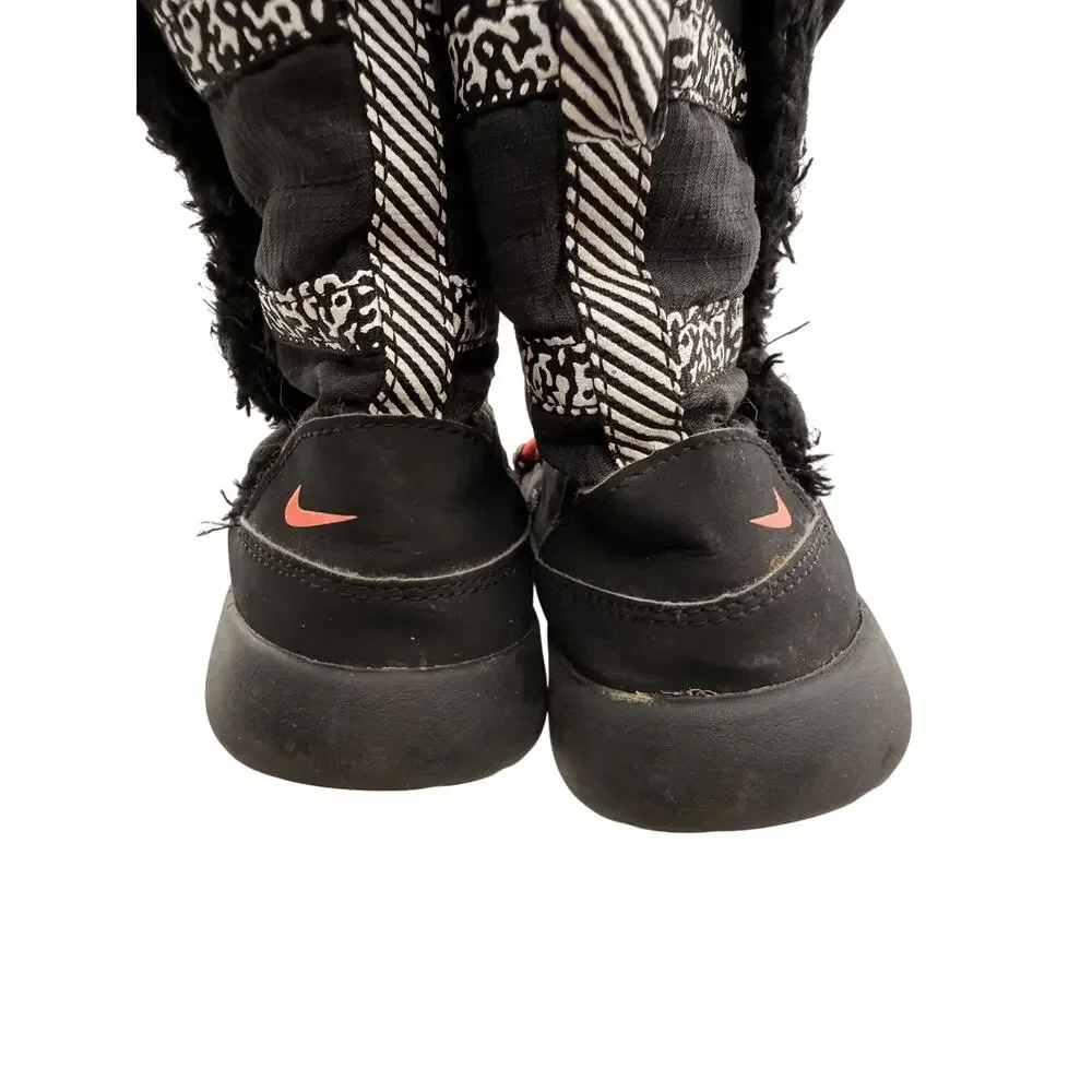 Nike Kids Girls Rosherun Sneakerboots GS Black Hyper Punch 654493-002 Size 12C